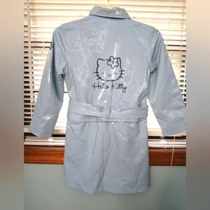 Hello Kitty Light Blue Raincoat Sz 6